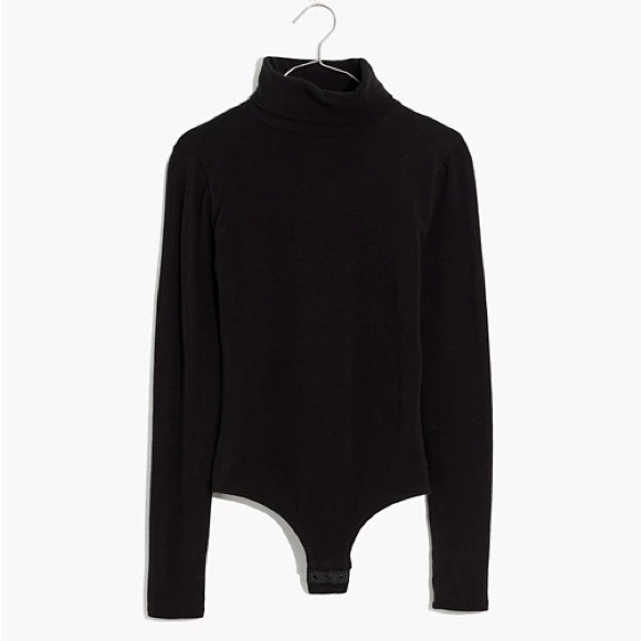 TWO Turtleneck Bodysuit - Orange and Black - Picture 3 of 7